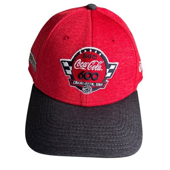Coca-Cola 600 Charlotte Motor Speedway New Era Red & Black Adjustable Hat - Picture 1 of 6